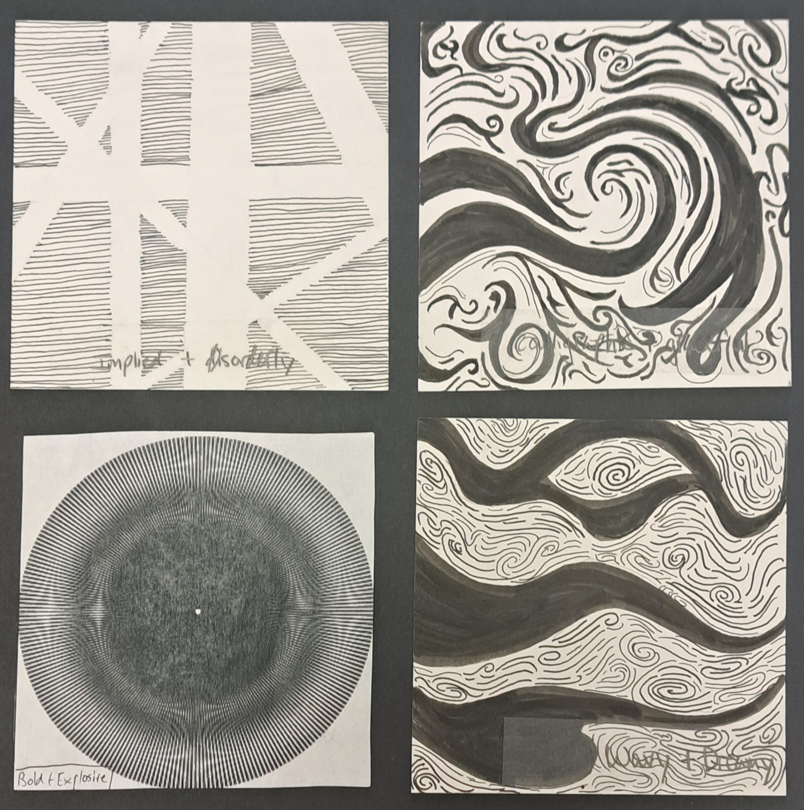 Various swirly lines